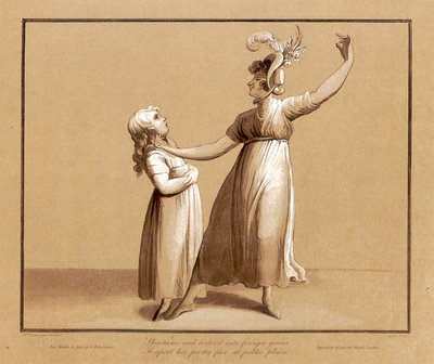 Retrato de Sarah Siddons declamando un poema de Samuel Rogers el 27 de abril de 1795 de Antoine Cardon